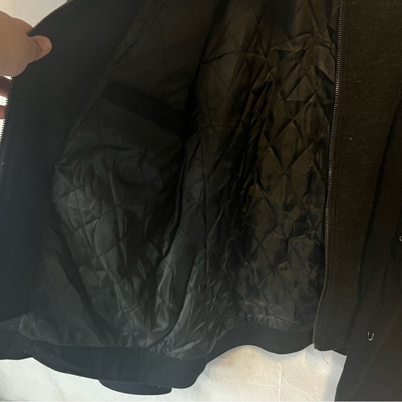 Michael Kors Wool Peacoat mens black size medium - Picture 8 of 13